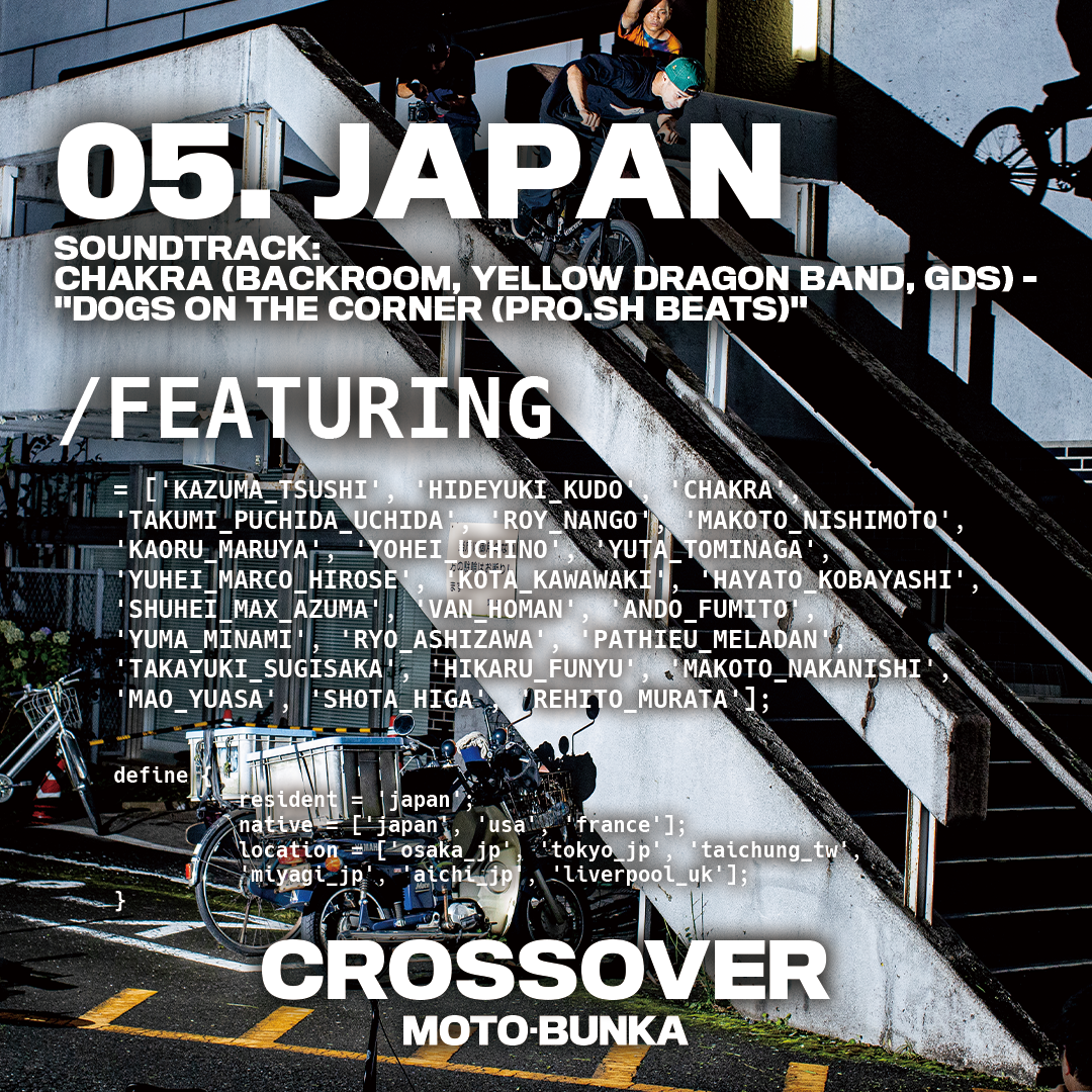 You are currently viewing “CROSSOVER” JAPANパート公開