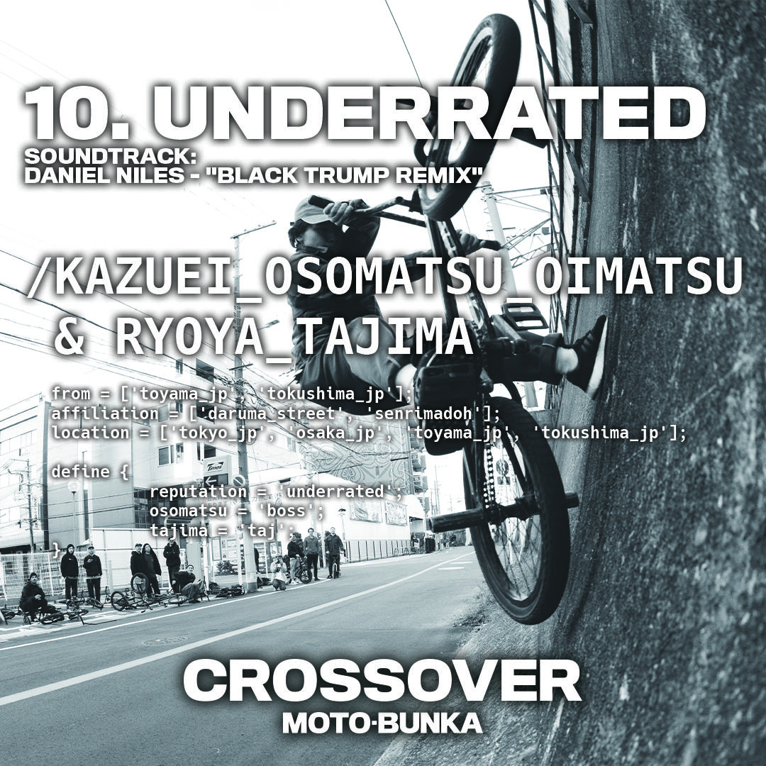 You are currently viewing [VIDEOS] “CROSSOVER” UNDERRATED公開！