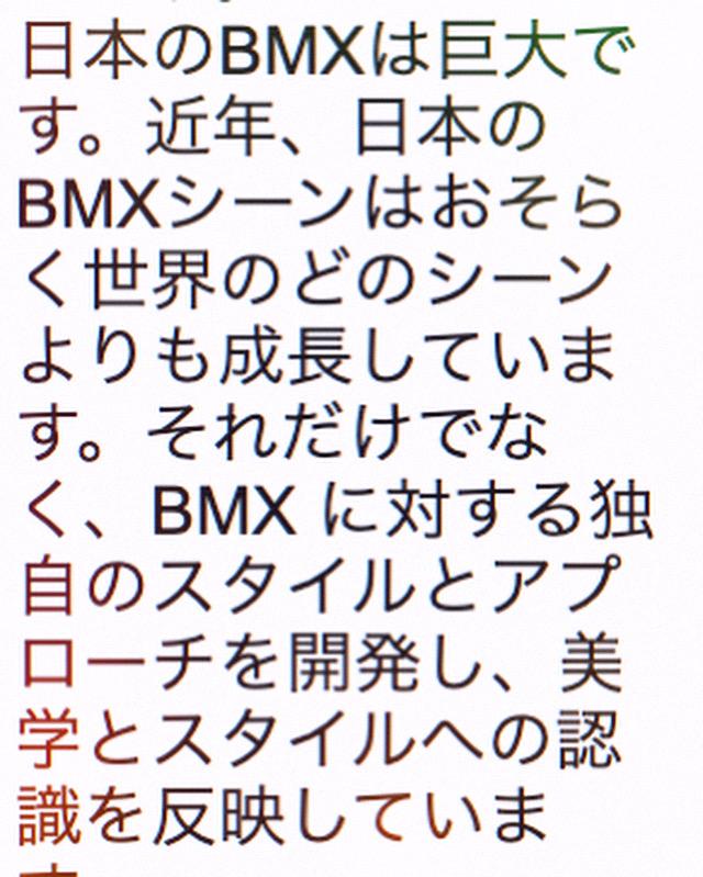 You are currently viewing あなたはどう見える？日本のBMXシーンについて